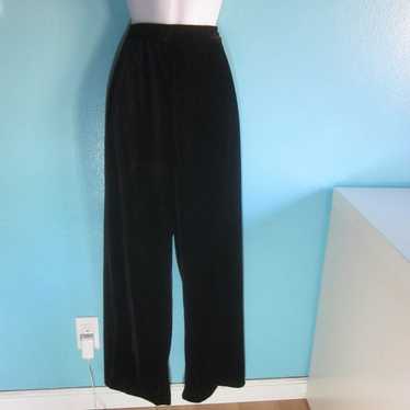 Vintage Selene Pull On Velvety Pants L - image 1