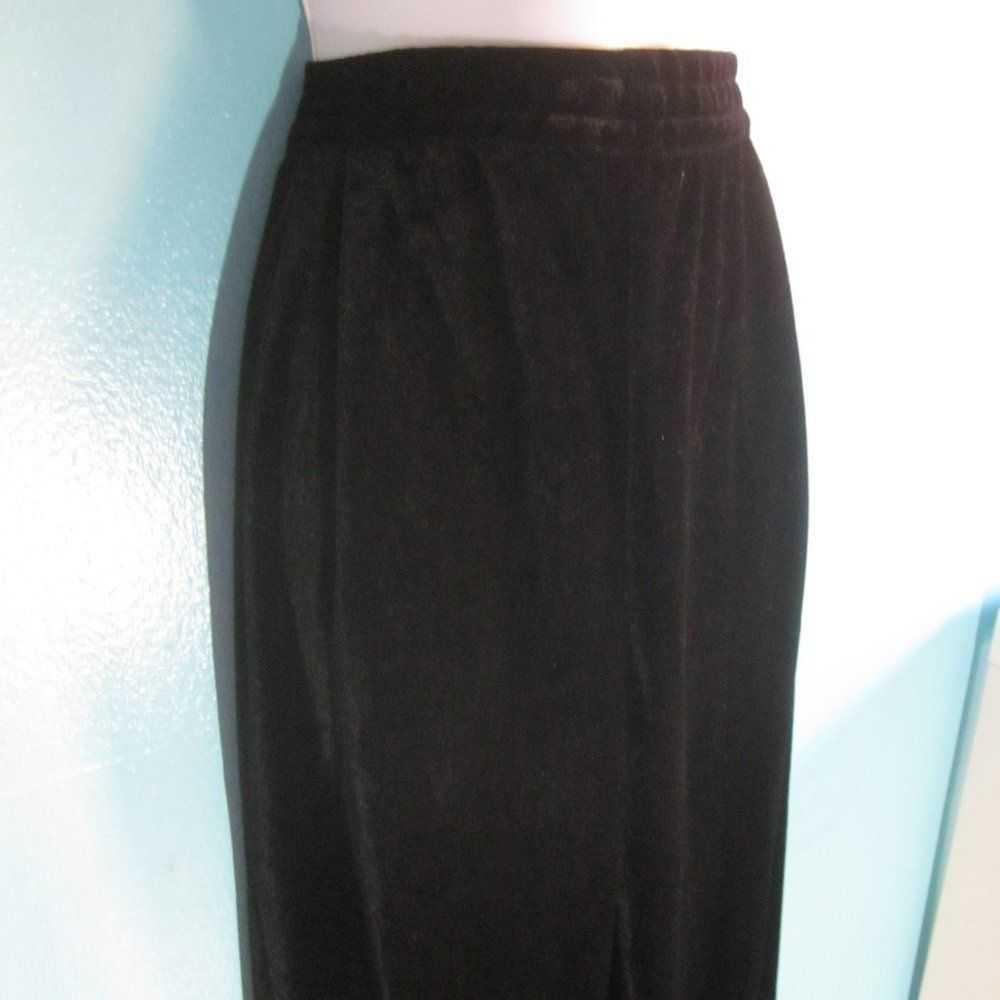 Vintage Selene Pull On Velvety Pants L - image 5