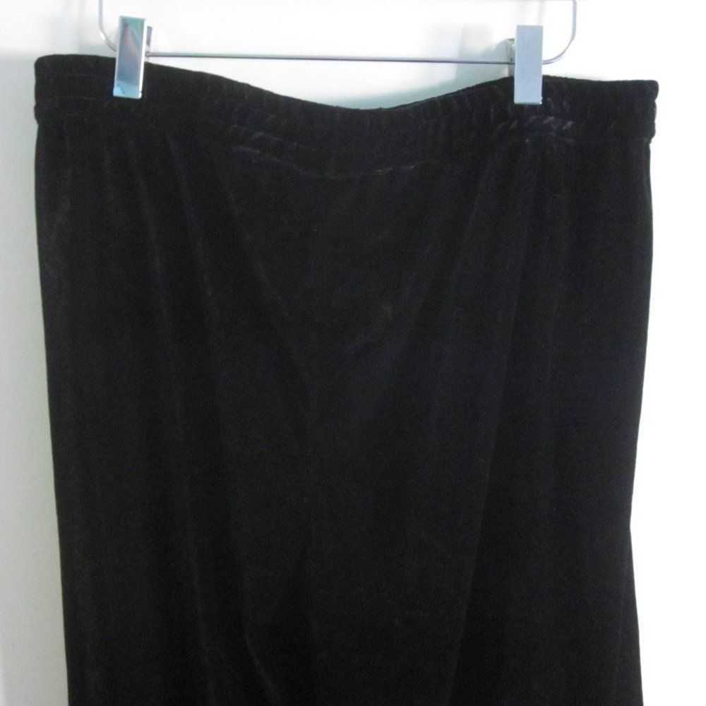 Vintage Selene Pull On Velvety Pants L - image 9