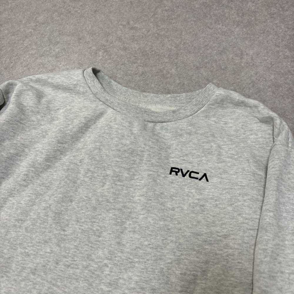 RVCA Lukka cropped sweatshirt with logo in gray c… - image 3