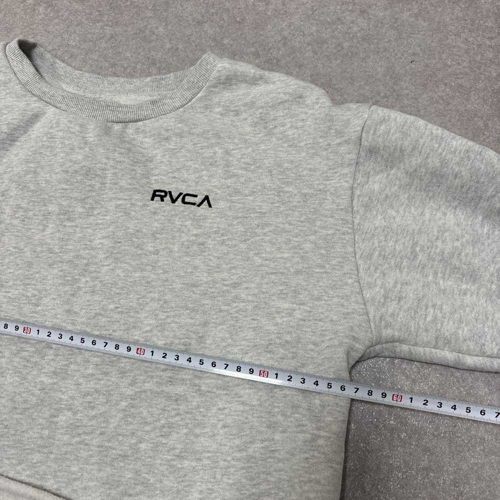 RVCA Lukka cropped sweatshirt with logo in gray c… - image 4