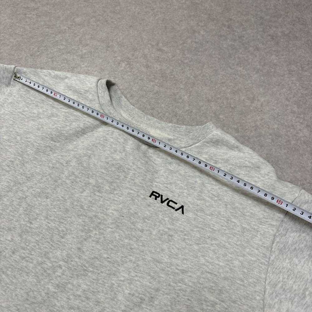 RVCA Lukka cropped sweatshirt with logo in gray c… - image 5