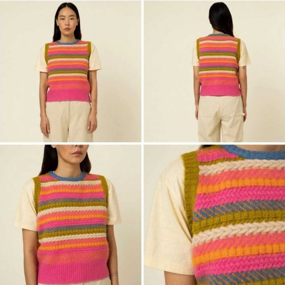 FRNCH PARIS Wendy Sweater Vest MS22-58 Medium - image 2