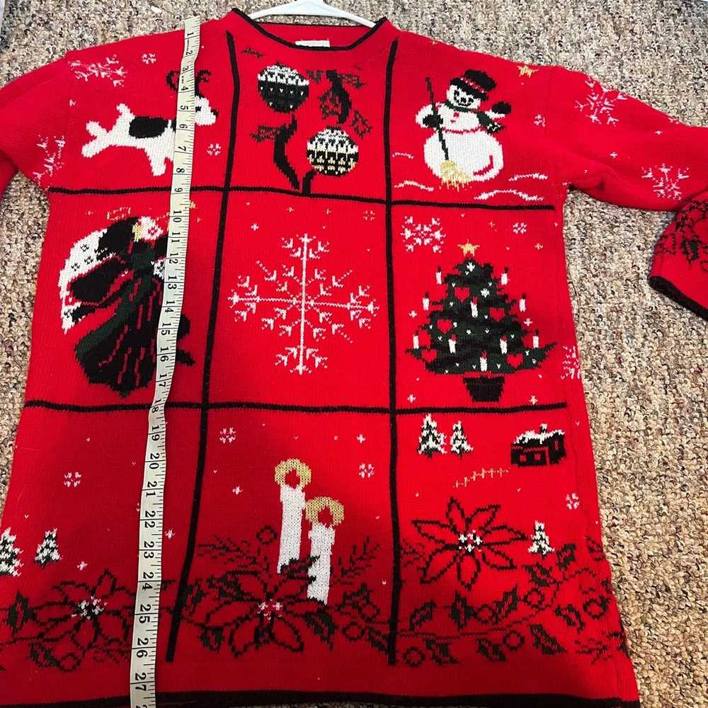 Vintage Ugly Christmas Sweater // Snowman // Rein… - image 10