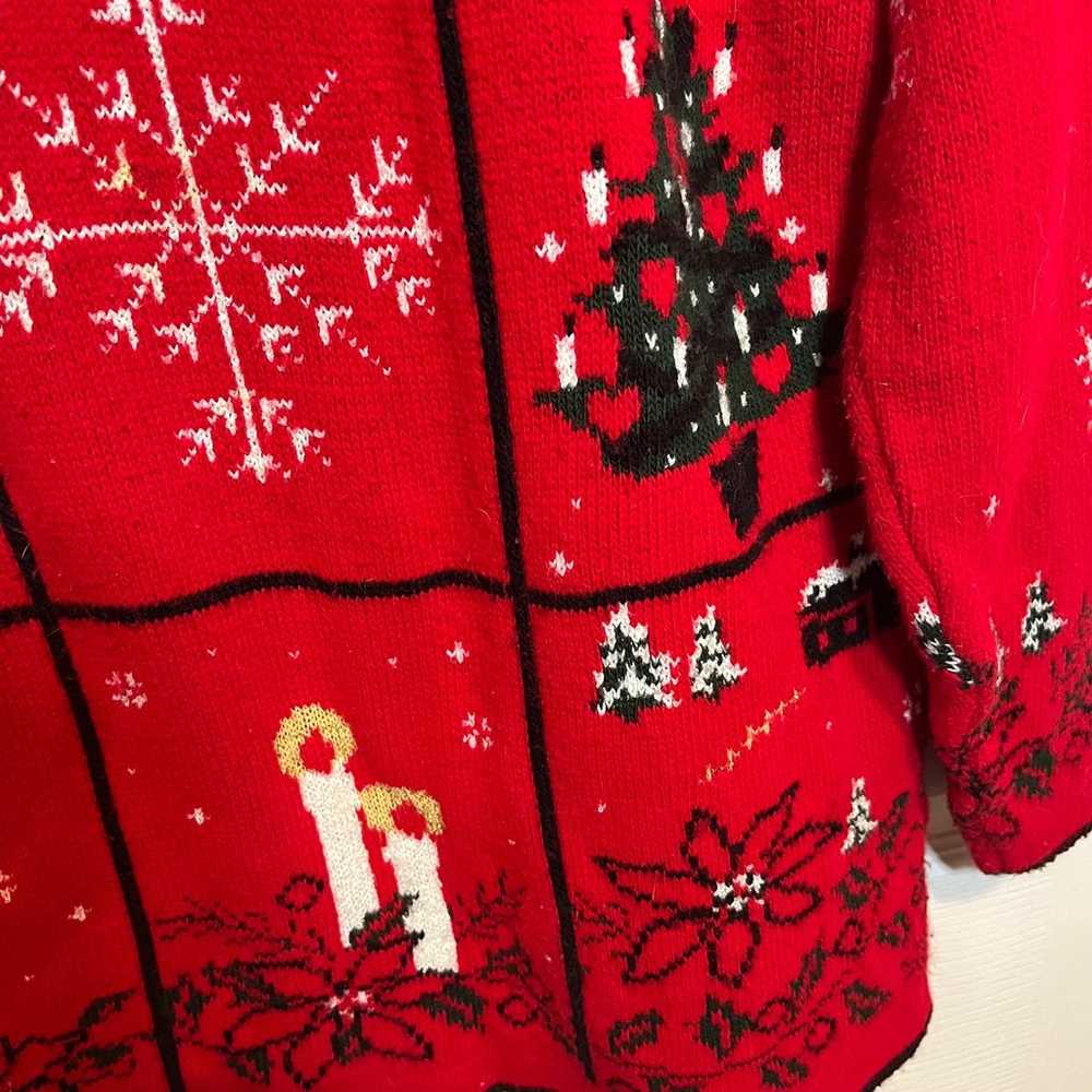 Vintage Ugly Christmas Sweater // Snowman // Rein… - image 5