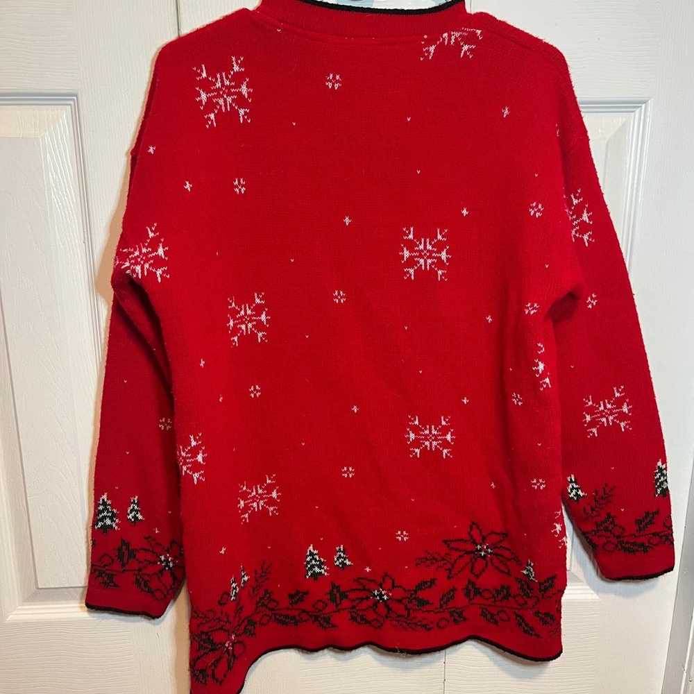 Vintage Ugly Christmas Sweater // Snowman // Rein… - image 8