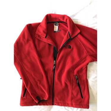 THE NORTH FACE Womens Fleece Red Full Zip M