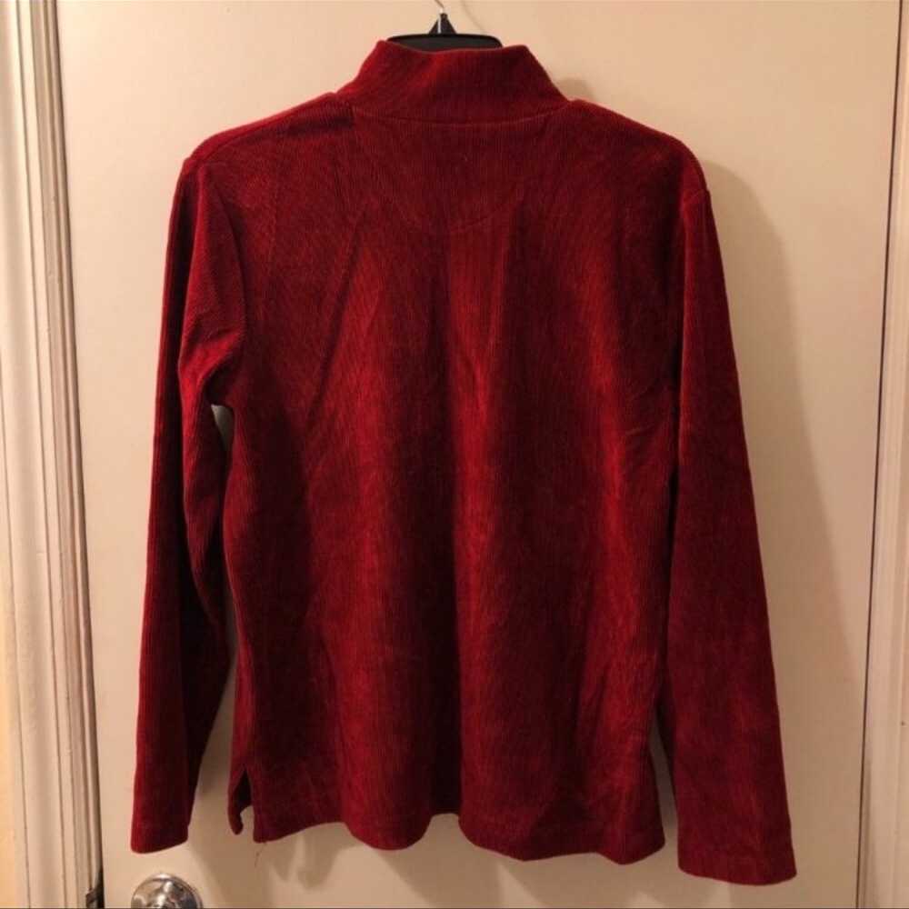 Corduroy Half Zip Sweater - image 2