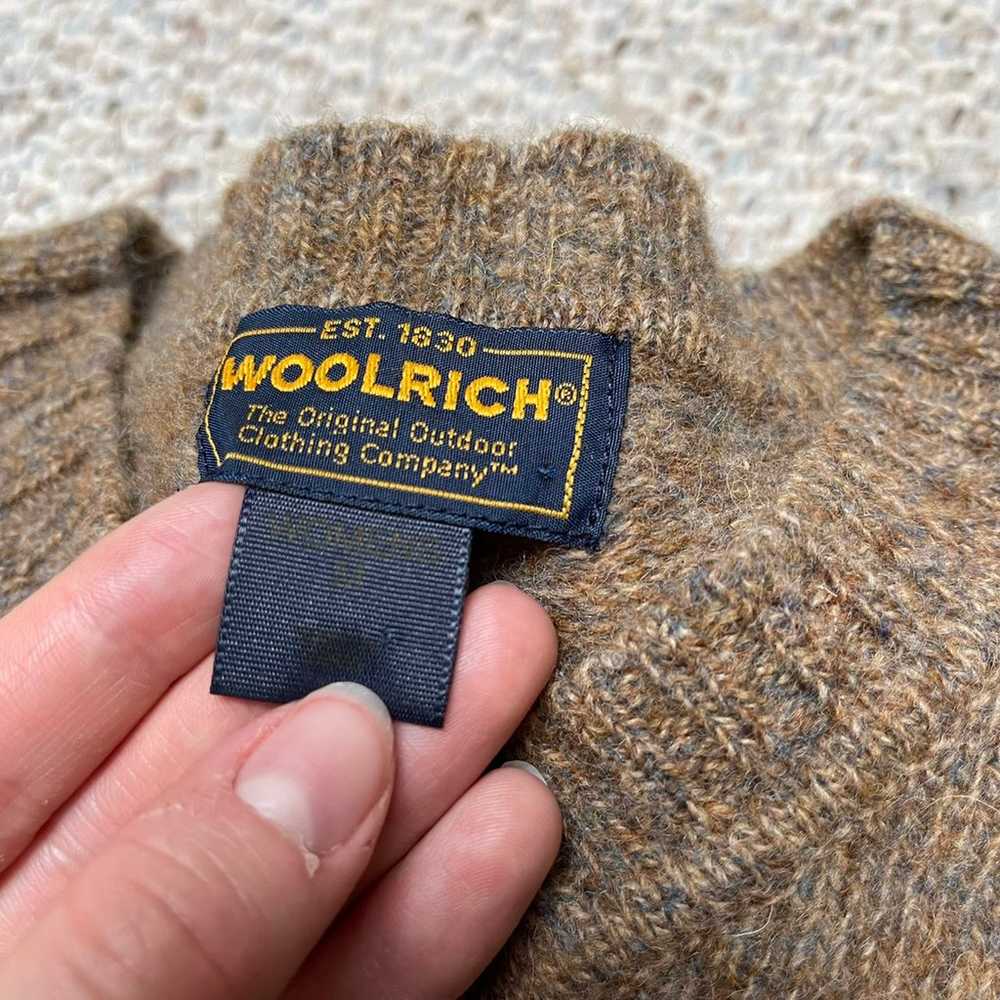 Vintage Woolrich 100% Wool Autumn Leaves Sweater - image 7