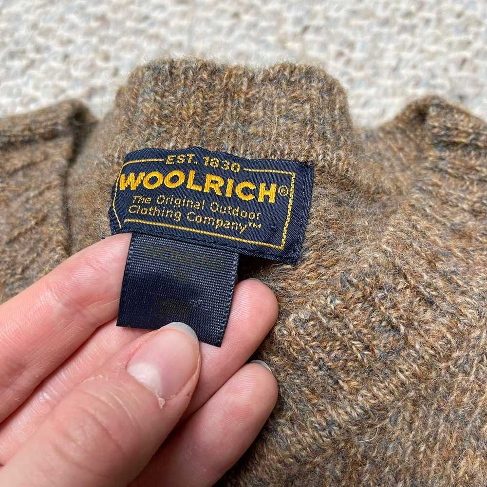 Vintage Woolrich 100% Wool Autumn Leaves Sweater - image 8