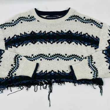 VTG 90s Streetwear Cropped Sweater