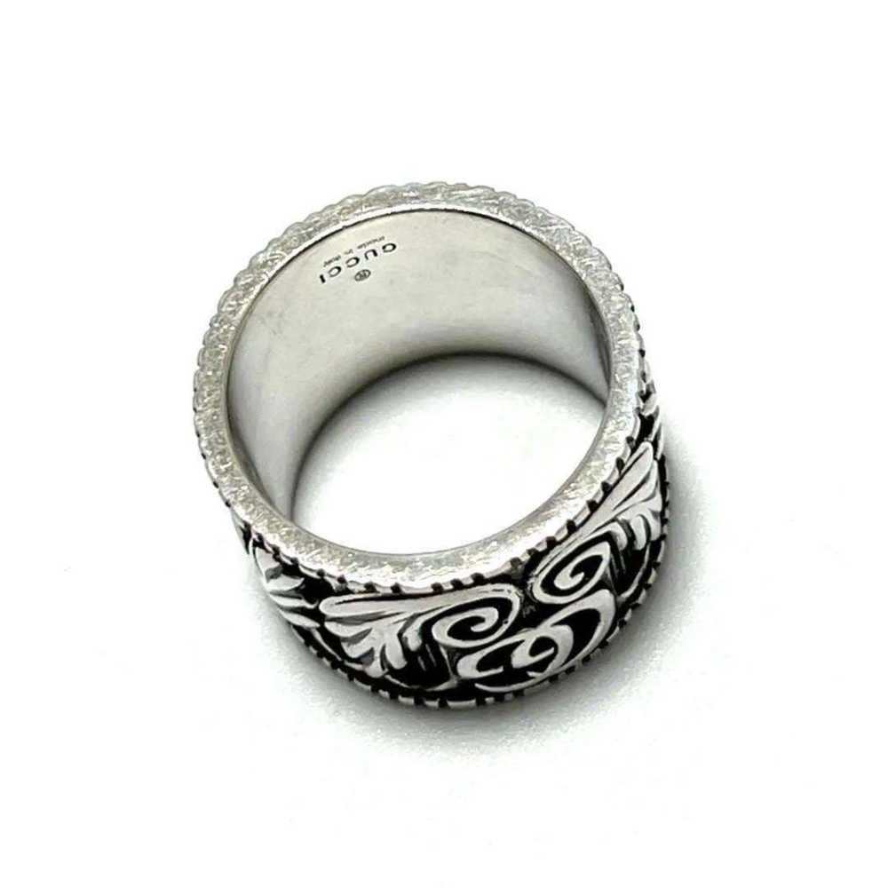 Gucci GUCCI Men's and Women's Rings GG Silver - image 6