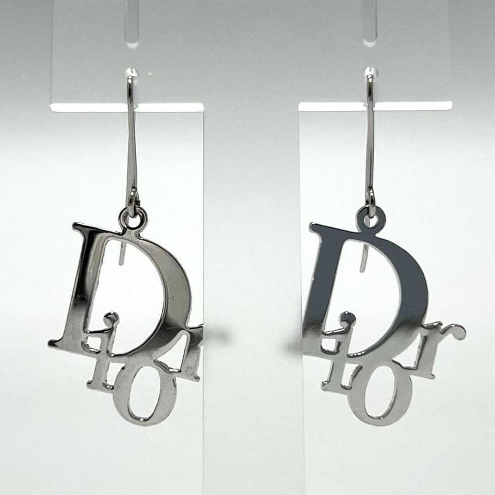 Dior Christian Dior Women's Hook Earrings Logo Si… - image 2