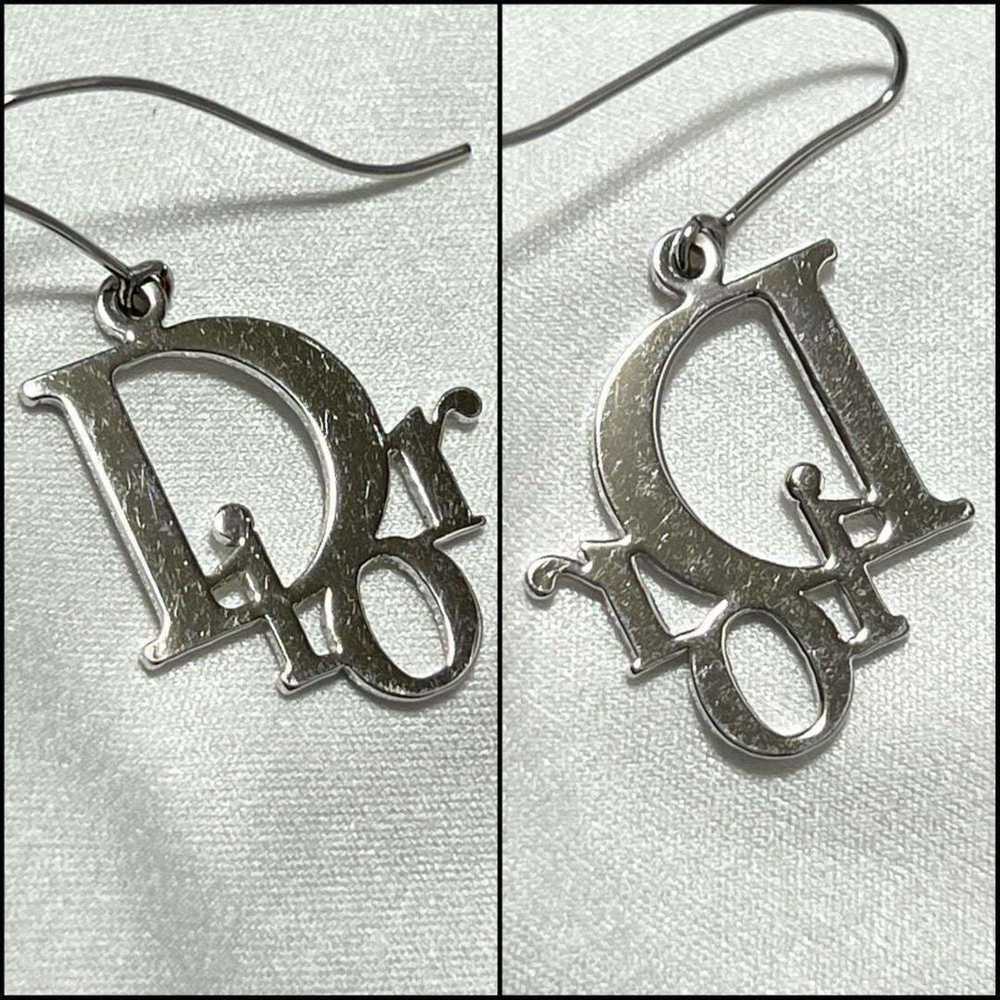 Dior Christian Dior Women's Hook Earrings Logo Si… - image 8