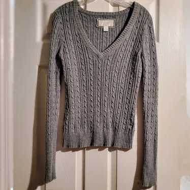 VINTAGE Y2K AMERICAN EAGLE OUTFITTERS CABLE KNIT V