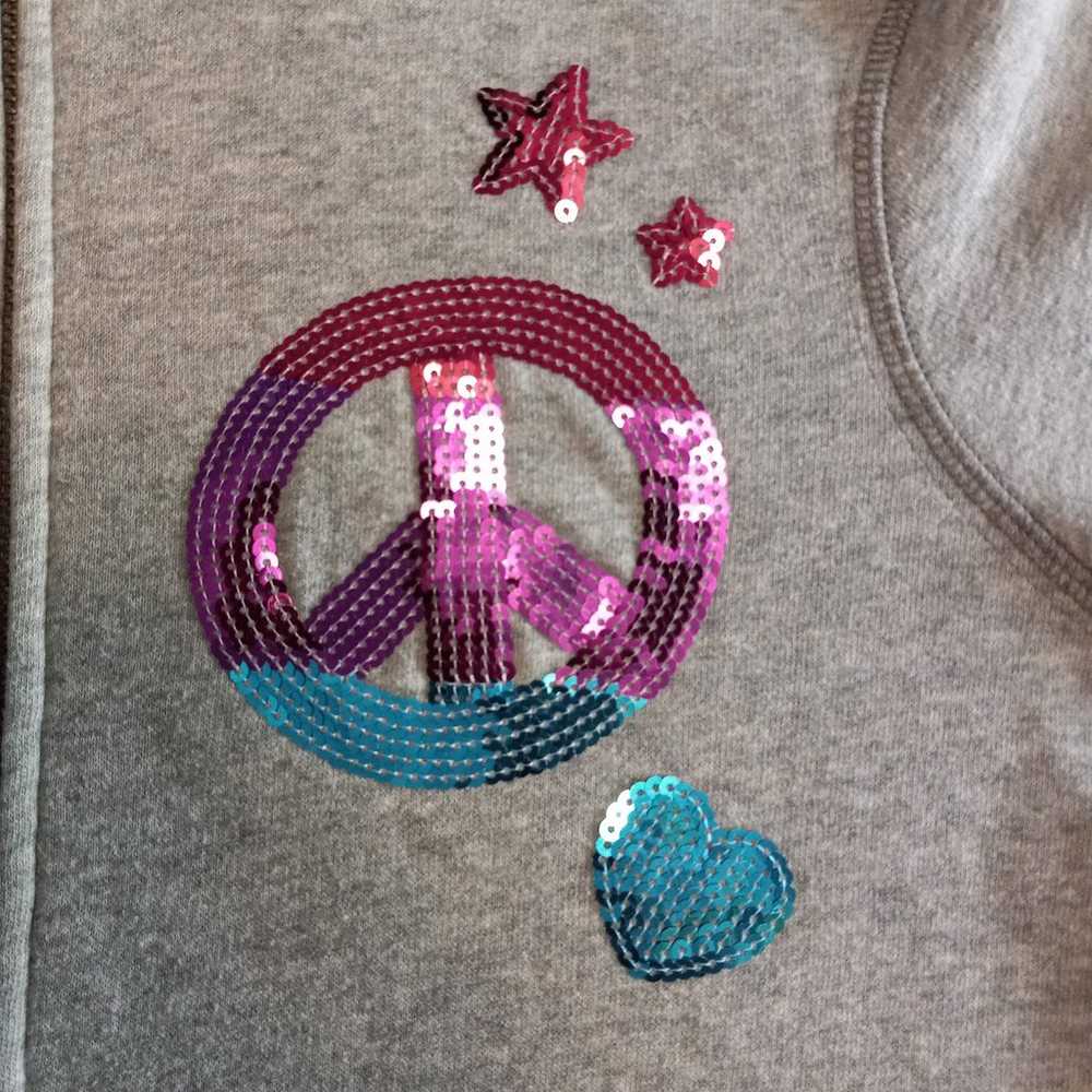 PINK Victoria's Secret Peace Bling Hoodie - image 2