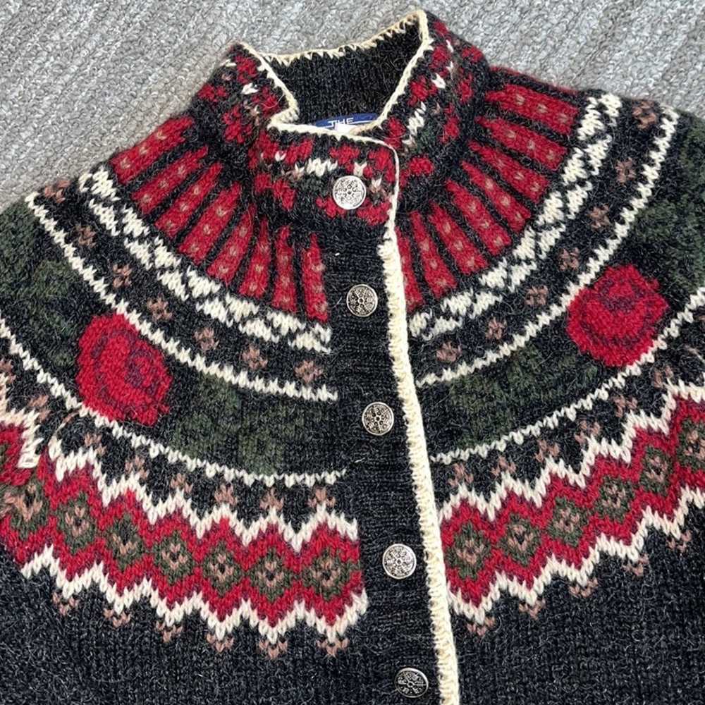 Vintage Woolrich Sweater Cardigan Wool Mohair M M… - image 2