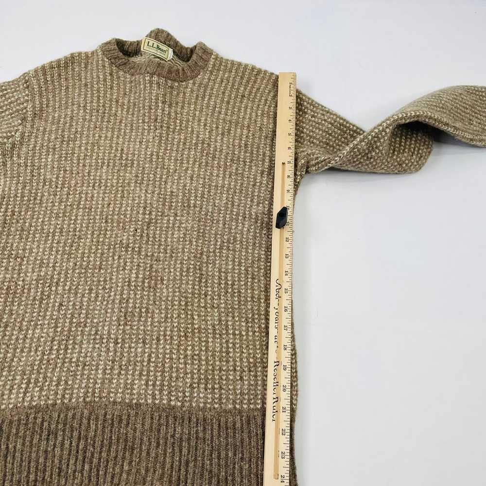 VTG 90s L.L Bean Chunky Wool Sweater - image 5