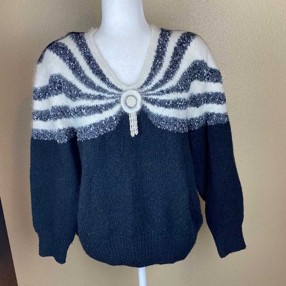 Vtg 80's Diana Marco 24/Med Sweater - image 1