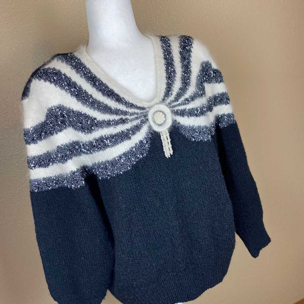 Vtg 80's Diana Marco 24/Med Sweater - image 2