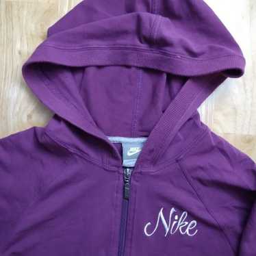 Vintage Nike Spell Out Zipper Hoodie Sweatshirt - image 1