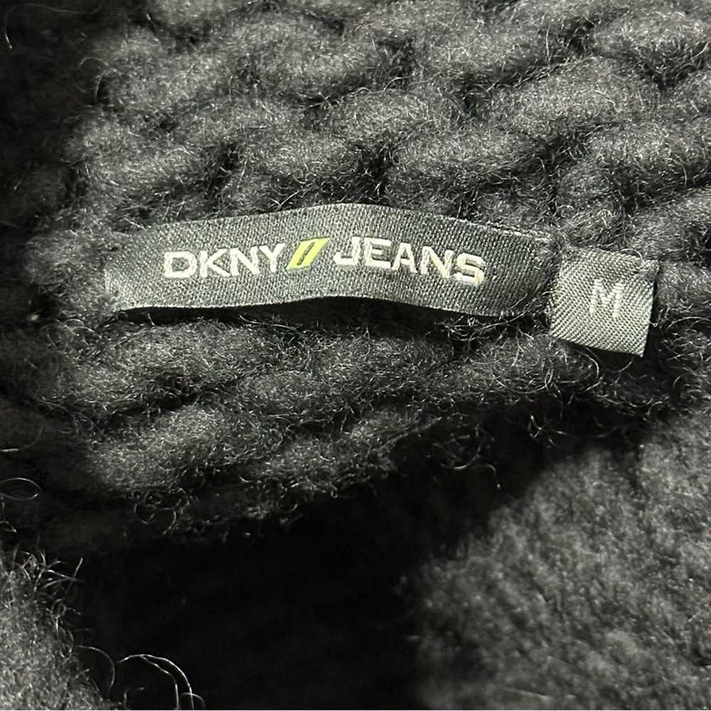 DKNY Jeans Vintage Women’s Size M Black Chunky Wo… - image 6