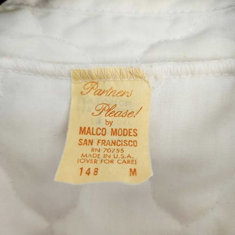 VINTAGE PARTNERS PLEASE MALCO MODES White Eyelet … - image 5