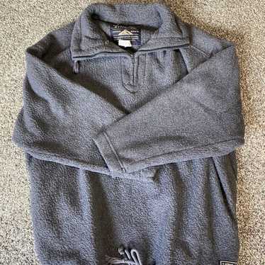 Vintage Abercrombie & Fitch Co. Gray Oversized Fl… - image 1