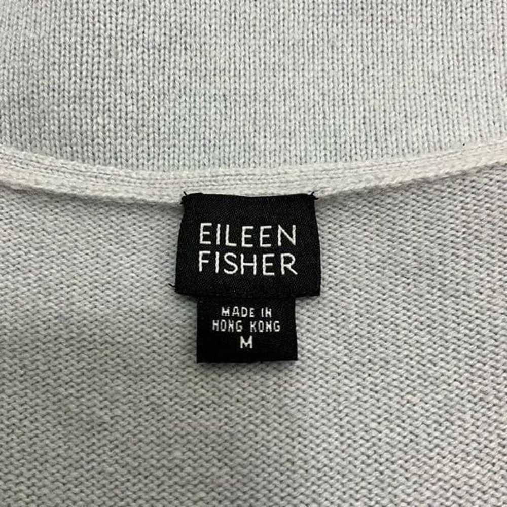 EILEEN FISHER Lambswool Cashmere Blend Sweater Ta… - image 4