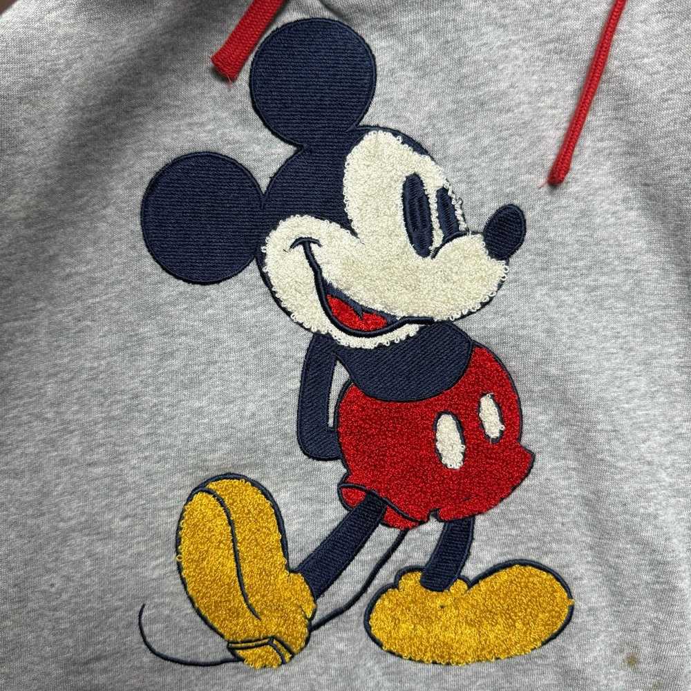 Disney Disney Mickey Mouse Gray Navy Graphic Hood… - image 4