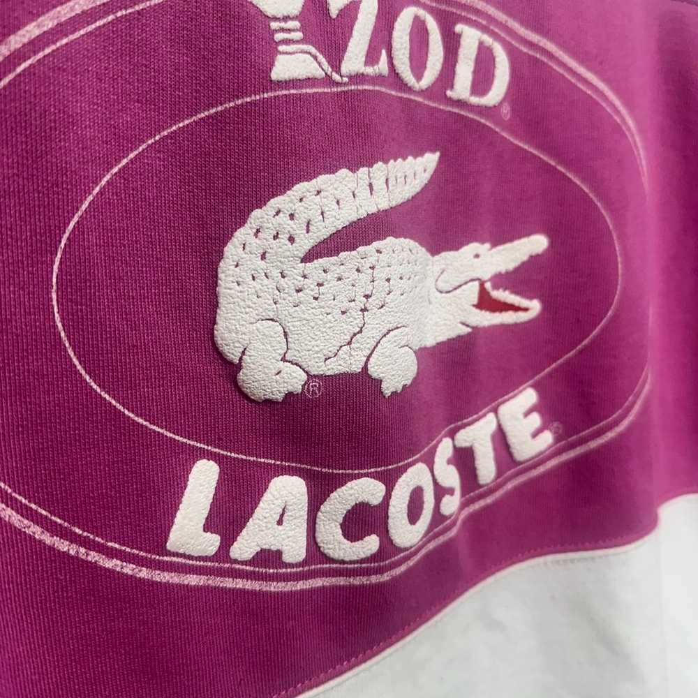 Vintage 80s Izod Lacoste Sweatshirt Crewneck Bran… - image 2