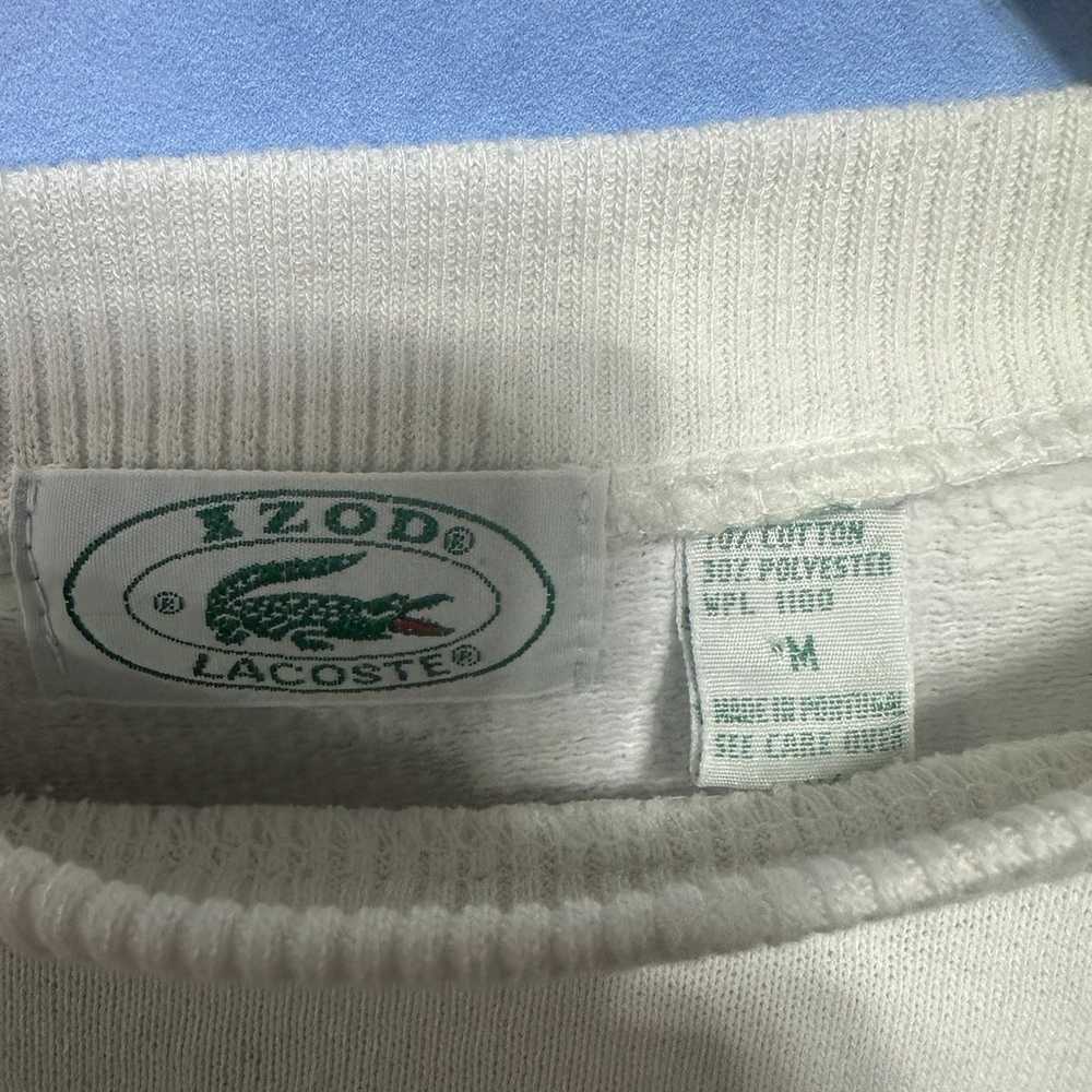 Vintage 80s Izod Lacoste Sweatshirt Crewneck Bran… - image 7