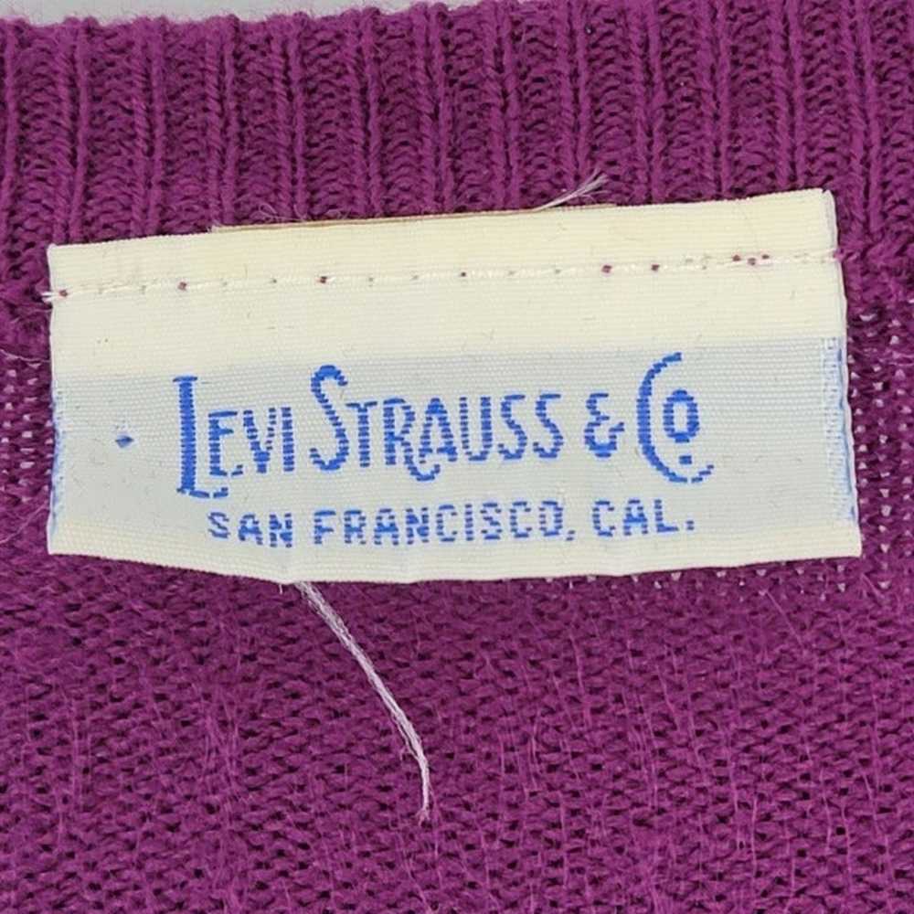 Vintage Levi Strauss & Co Dropped Sleeve Acrylic … - image 4