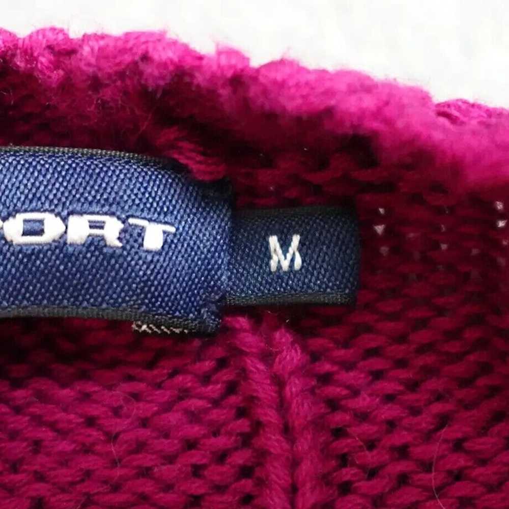 Ralph Lauren Sport Sweater Women's Medium Pink Ca… - image 6