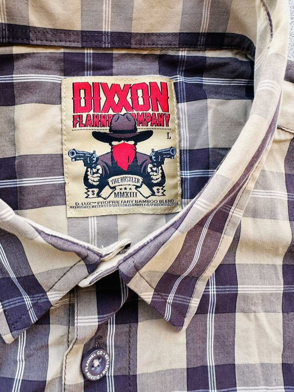 Dixxon Dixxon Flannel Shirt Men Large Brown Plaid… - image 4