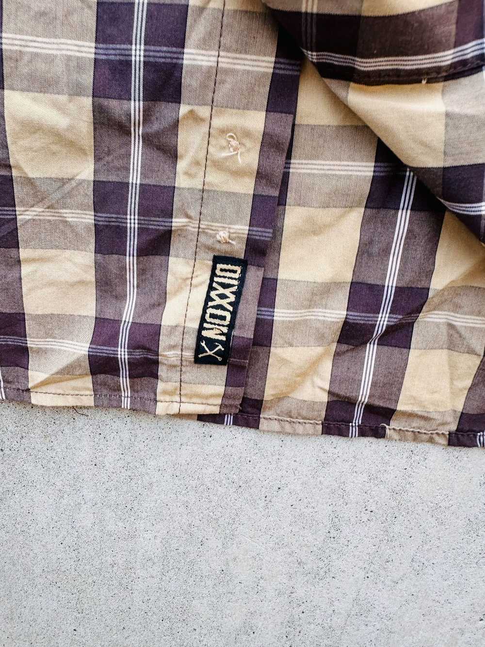 Dixxon Dixxon Flannel Shirt Men Large Brown Plaid… - image 6