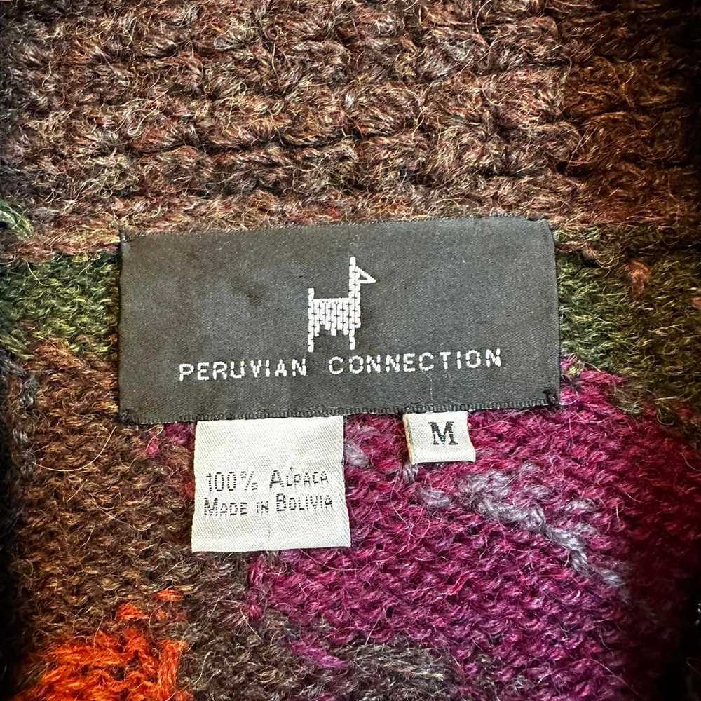 Vintage Knitted Peruvian Connection Sweater - image 3