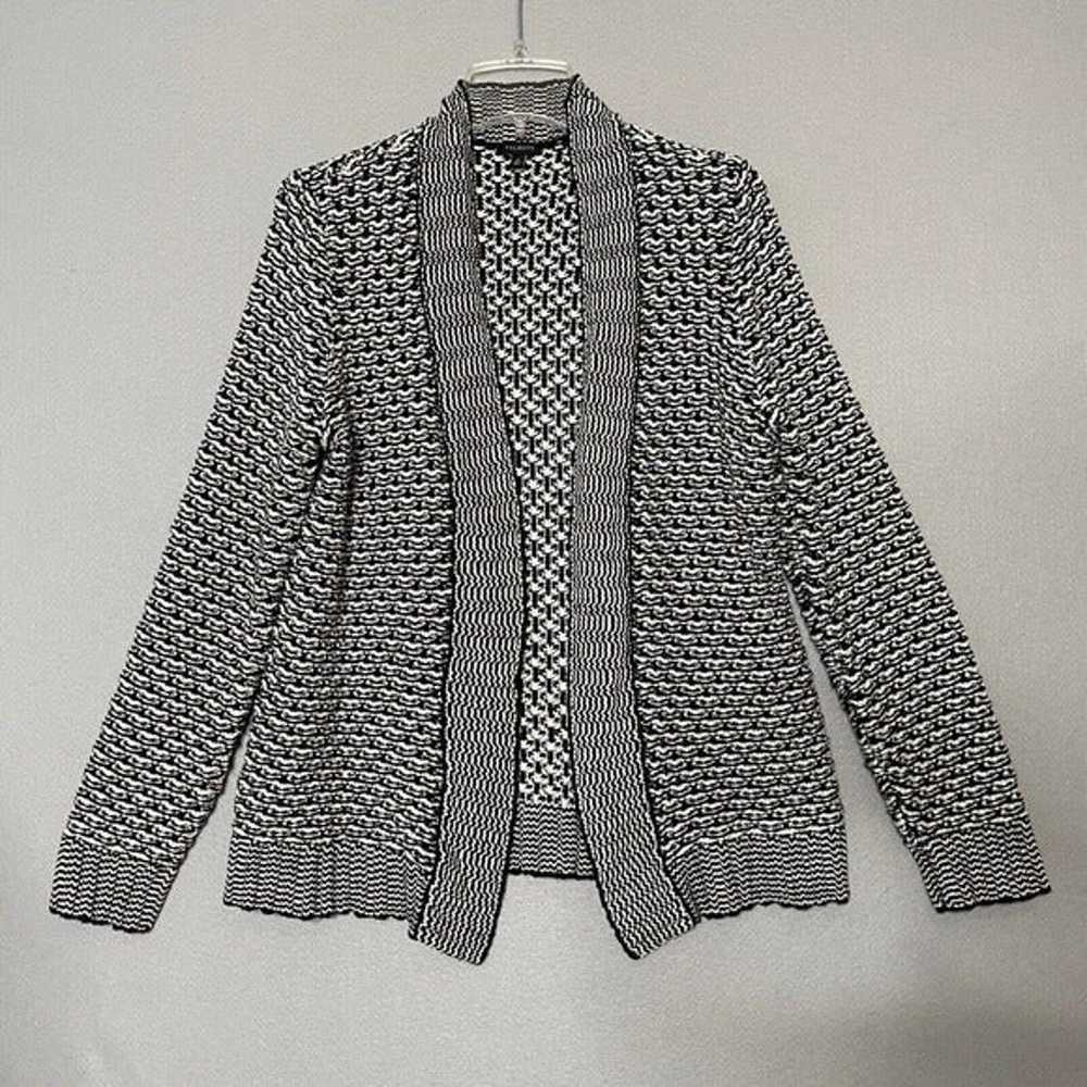 Sweater Cardigan Wool Blend Heavy Chunky Knit - image 1