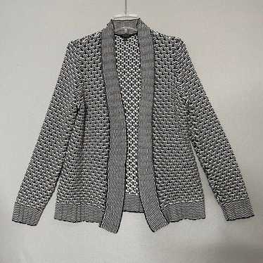 Sweater Cardigan Wool Blend Heavy Chunky Knit - image 1