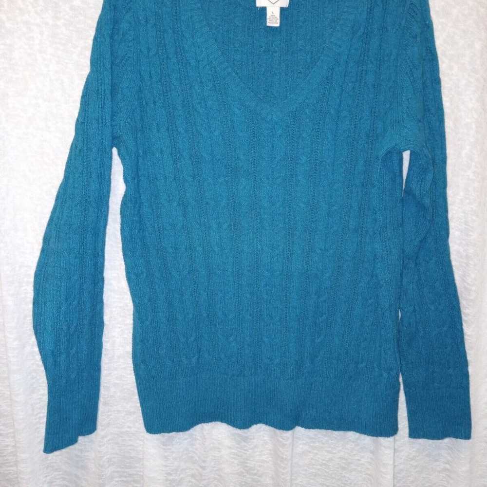 VINTAGE ST JOHN BAY WOMENS SWEATER SIZE L - image 2