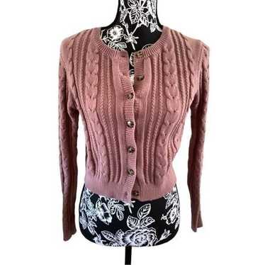 Wild Fable Button Up Knit Sweater Career Occupati… - image 1