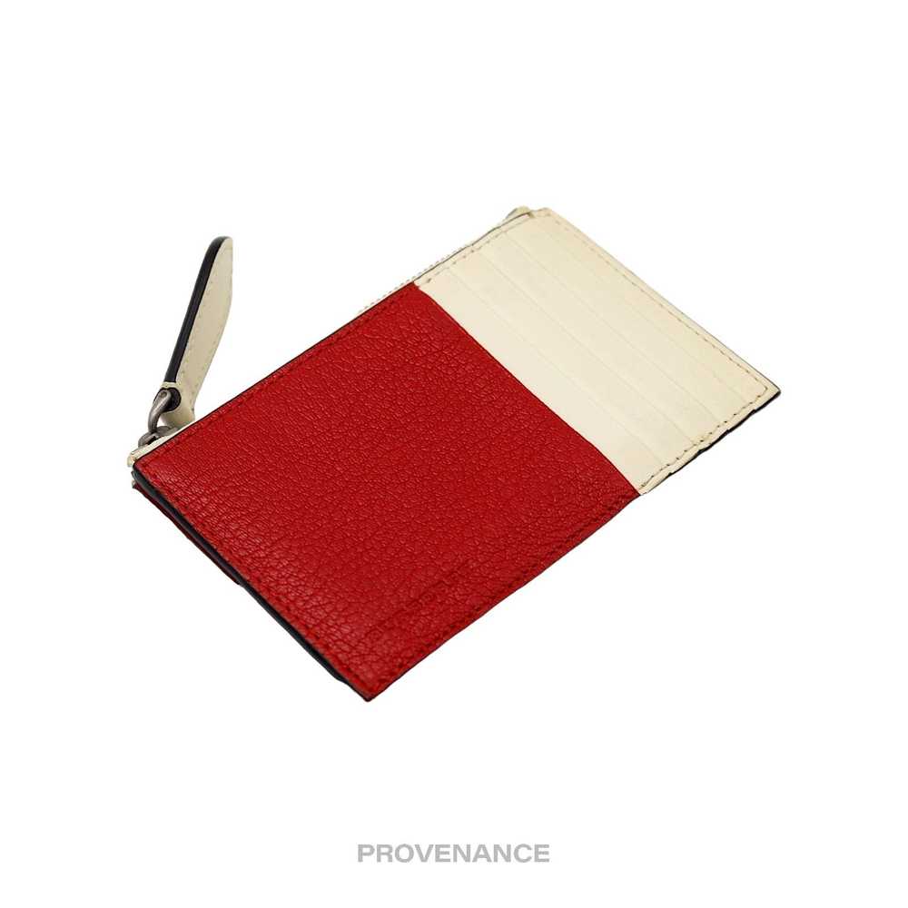 Burberry 🔴 Burberry Two Tone Zip Card Wallet - R… - image 4