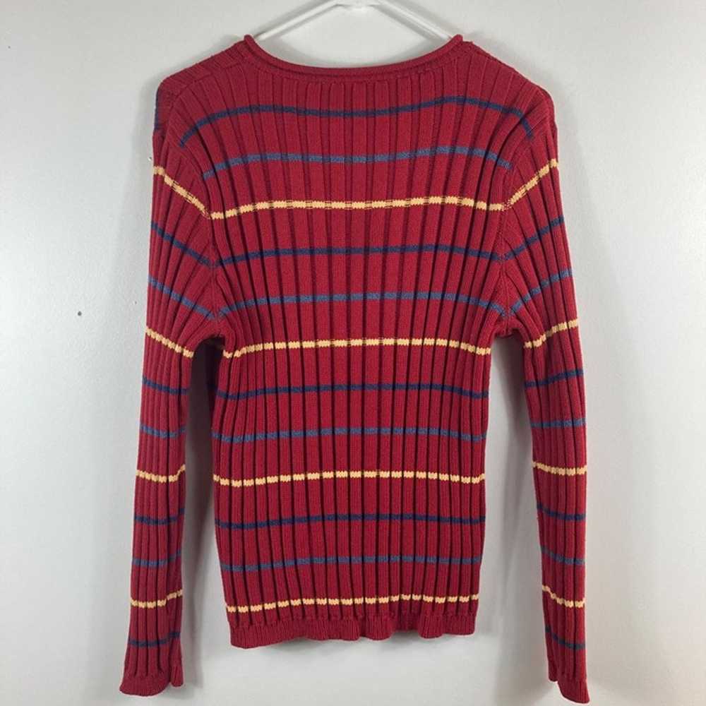 Womens Vintage Y2K Liz Claiborne Red Multicolored… - image 3