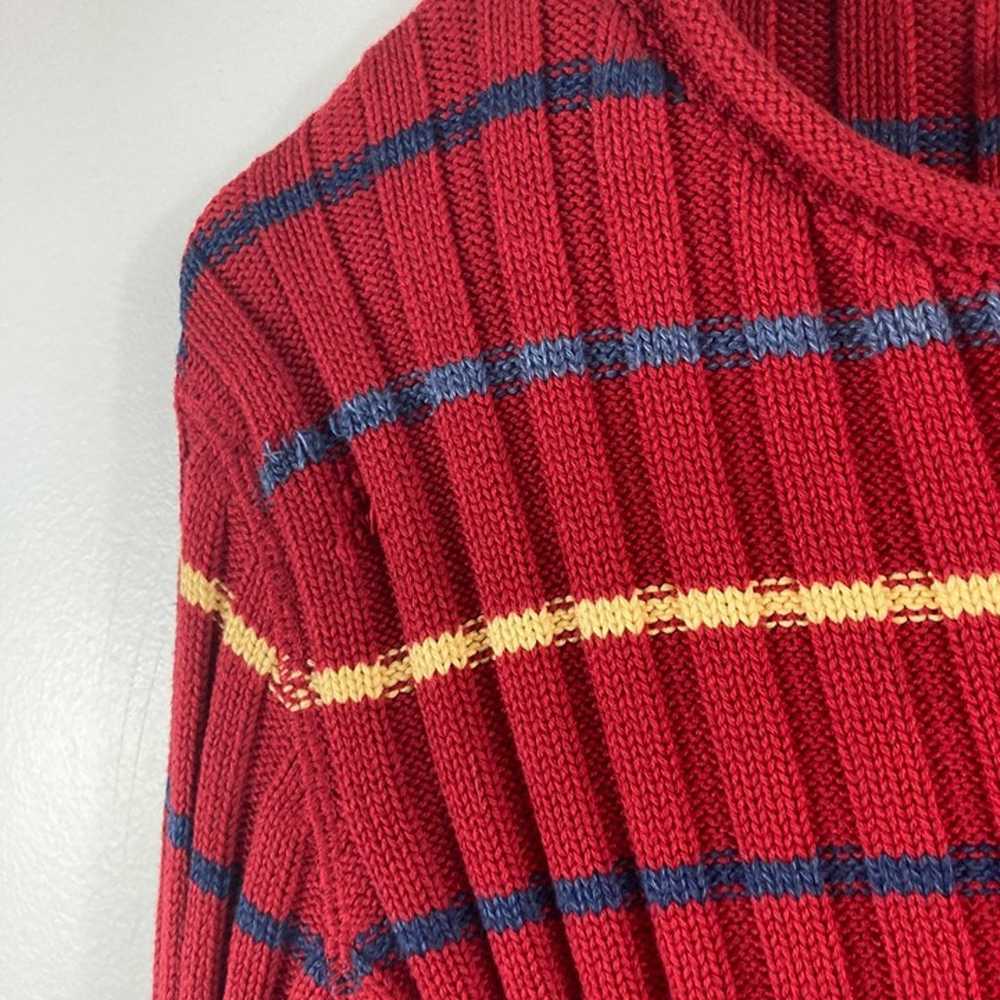 Womens Vintage Y2K Liz Claiborne Red Multicolored… - image 4