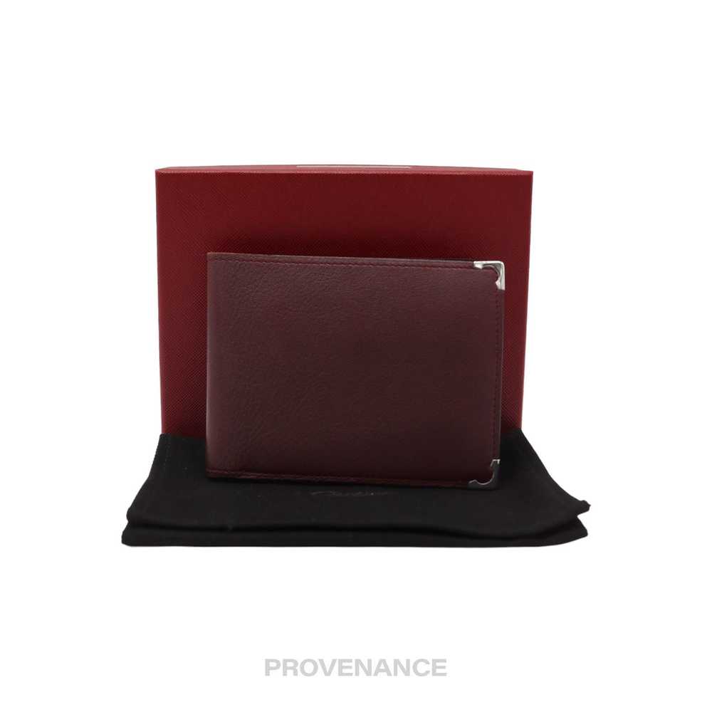 Cartier 🔴 Cartier Bifold Wallet - Burgundy Calfs… - image 1