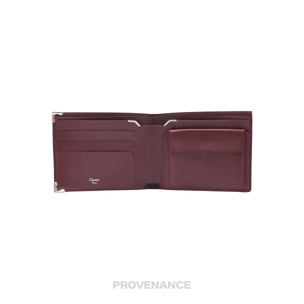 Cartier 🔴 Cartier Bifold Wallet - Burgundy Calfs… - image 6