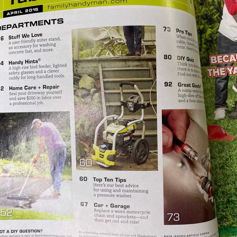 Other The Family Handyman Magazine April 2015 Tip… - image 6