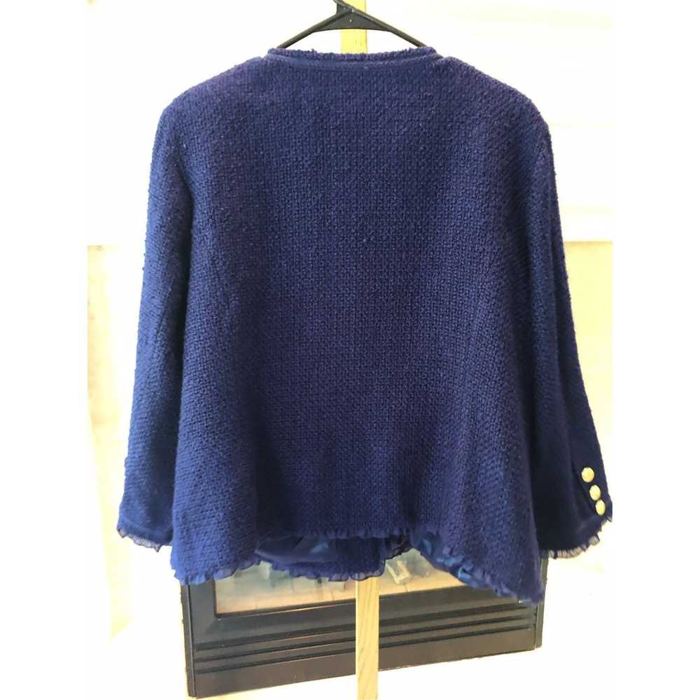 Other Joan Rivers Women’s Dark Blue Knitted Ruffl… - image 2