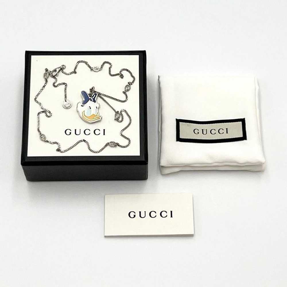 Gucci Gucci x Disney Long Pendant Necklace Donald… - image 10