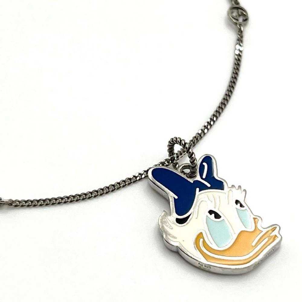 Gucci Gucci x Disney Long Pendant Necklace Donald… - image 1